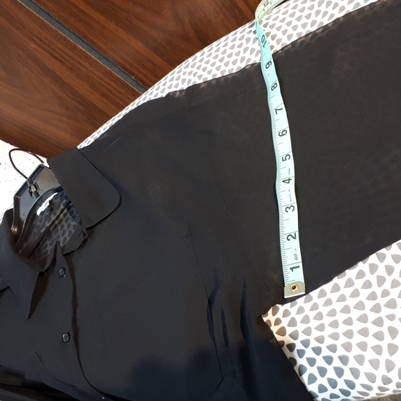 Buffalo David Bitton Sheer Black Button Down Shirt - Picture 8 of 10